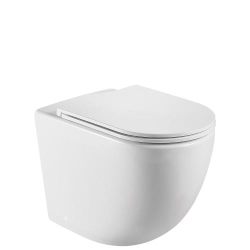 TOILETS - Koko Floor Pan Geberit In Wall Cistern Package - White (Matt)