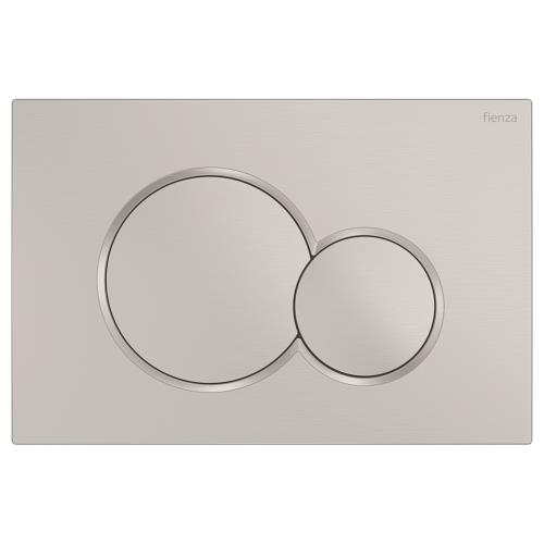 TOILETS - Koko Floor Pan Geberit In Wall Cistern Package - Buttons (Brushed Nickel)