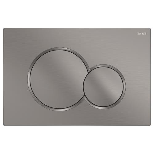 TOILETS - Koko Floor Pan Geberit In Wall Cistern Package - Buttons (Gun Metal)