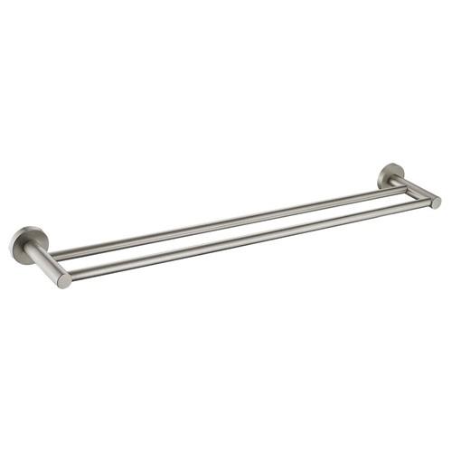 ACCESSORIES - Lennie Brushed Nickel Single Towel Rail - 