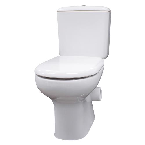 TOILETS - Petra Close Coupled Right Skew Toilet Suite - 