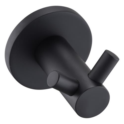 ACCESSORIES - Mica Double Robe Hook - Black