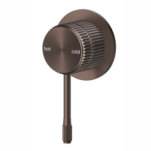 TAPWARE - Mica Fluted Shower Mixer - Dusk Bronze