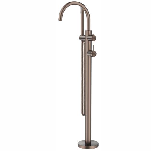 TAPWARE - Mica Freestanding Bath Mixer w/ Handshower - Dusk Bronze
