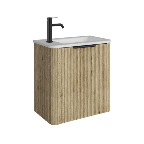  - Minka Mini Wall Hung Vanity - Scandi Oak