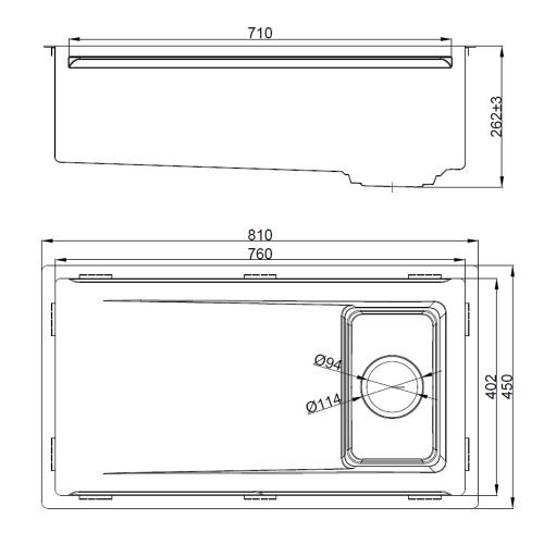 KITCHEN & LAUNDRY - Novaq Handmade Kitchen Sink - 
