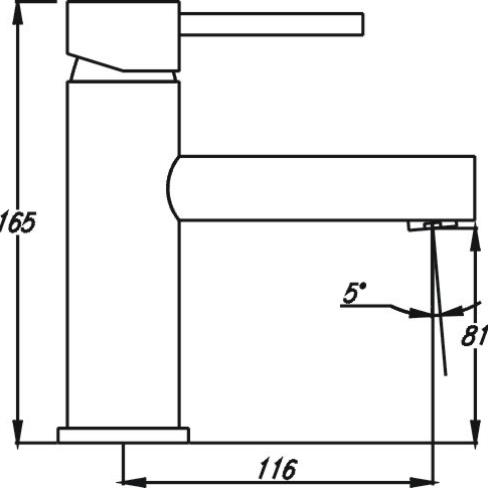 TAPWARE - Parker Basin Mixer - Brushed Gold - 