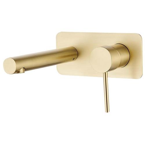 TAPWARE - Parker Wall Mixer with Spout - Brushed Gold - 
