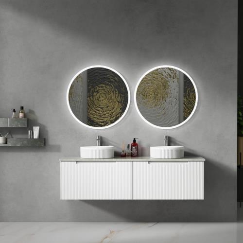 VANITIES - Perla Wall Hung Vanity - 1500mm(Double Bowl), 1500mm(Single Bowl)