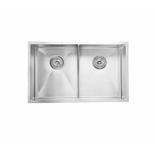 KITCHEN & LAUNDRY - Stainless Steel Double Bowl Sink - 
