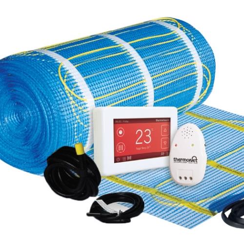 UNDERTILE HEATING - Thermonet 150W/m2 Undertile Heating Kit w/ Dual Controller - 