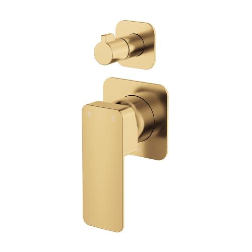 TAPWARE - Tono Wall Diverter Mixer 2 Plate - Urban Brass