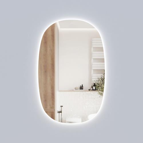 MIRRORS AND CABINETS - Valmont Vertical 580mm LED Mirror - Frameless